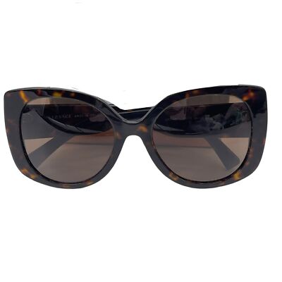 VERSACE Gold Medusa VE4387 108/73 Havana Oversized Sunglasses Brown Tortoise VERSACE Women main image 2