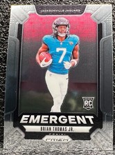 2024 Panini Prizm Football Emergent Rookie - 12 Brian Thomas Jr.