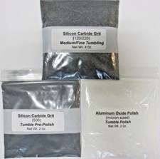 Rock Tumbling Grit Kit for Vibratory Tumblers - Process 2 Full Loads