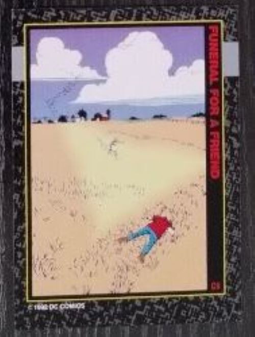 1992 SkyBox DC Death of Superman Funeral For A Friend # C8