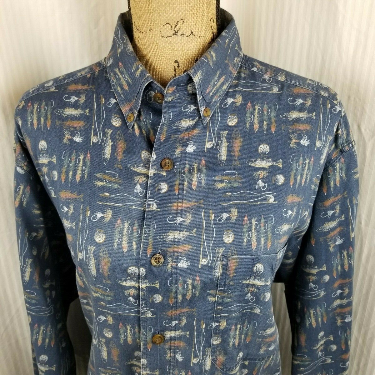 John Rich And Bros Woolrich Button Down LS Shirt Mens XXL