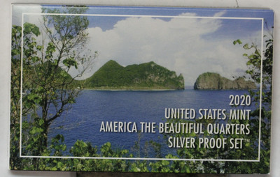 2020 ATB Silver Quarter Proof Set w/COA included - 5 Silver Quarters