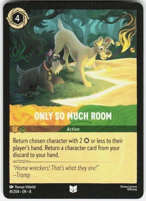 Only So Much Room 41/204 Reign of Jafar Disney Lorcana