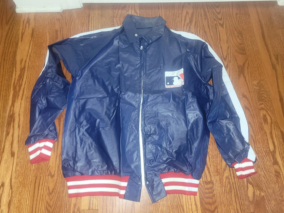 NEW Vintage Nolan Ryan Baseball Men’s L Large Jacket MLB Zip Up Rain Coat - Изображение 4 из 4