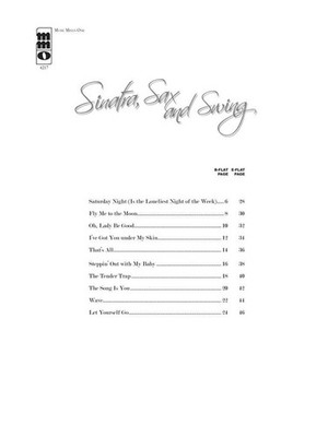 Sinatra, Sax and Swing Book and Audio Online Alto- or Tenor Saxophone Music Minu