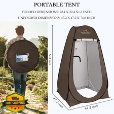 Your Choice Pop Up Privacy Shower Tent Portable Changing Beach Camping