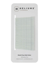 Bobby Pins - White - 2 Inch Wavy Hair Pins, Color Matched for Grey and Silver Ha