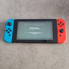 Nintendo Switch HAC-001(-01) Handheld Console - 32GB - Neon Blue/Red N