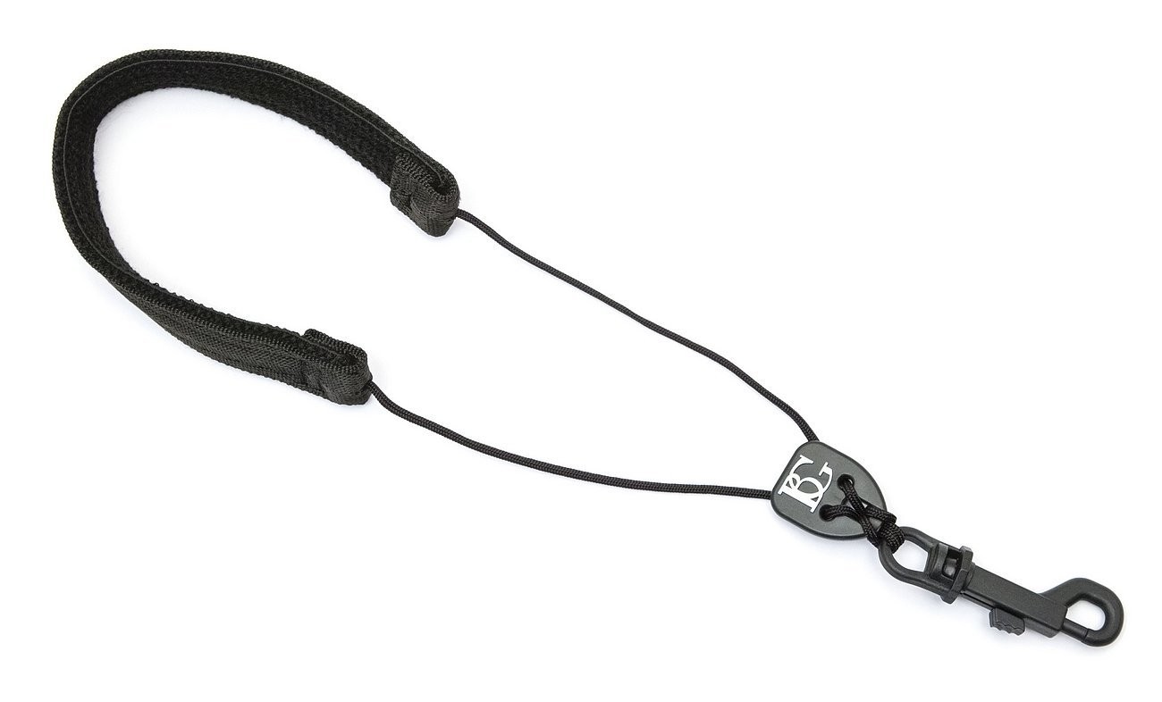 Cordon nylon pour saxo soprano courbe accessoire sangle tour de cou mousqueton