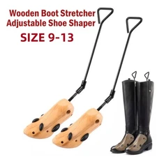 1 Pair Boot Stretcher Wooden Shoe Shaper Western Cowboy Boot Expander for Men