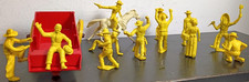 Marx 1956 Roy Rogers Double R 60MM Cowboys, Indians Horse Bandit, Wagon Play Set