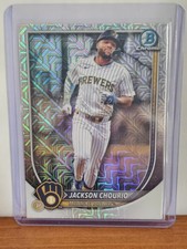 2025 Bowman Chrome - Jackson Chourio #40 Mega Box Mojo Refractor
