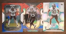 DEVIN LLOYD RC lot (3) 2022 Prizm Select Die Cut Mosaic Silver Rookie Jaguars