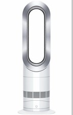 Image of Dyson Hot+Cool Jet Focus AM09 Fan Heater 2-in-1, heats and cools, White/Silver