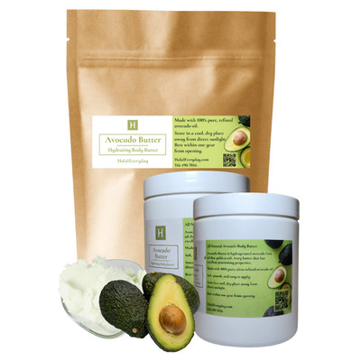 Raw Organically Sourced Butter Natural Cold Pressed Skin Face Hair Body DIY