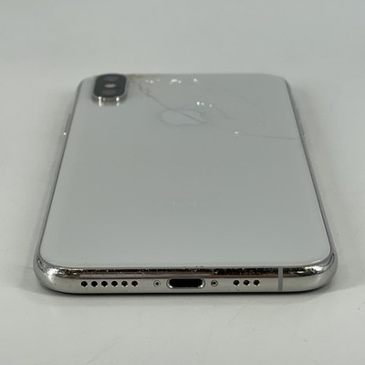 iPhone XS シルバー　液晶割れ　64gb Apple iPhone XS Silver 64GB Unlocked - Cracked Back | eBay