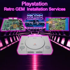 Playstation 1 Retro GEM HDMI Install Service