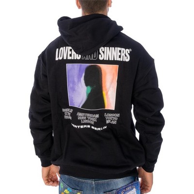 Vertere Berlin Lovers and Sinners Hoodie Herren Kapuzenpullover schwarz 45856