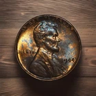 1944 Lincoln Wheat Penny, BU, Luster, Nice Toning