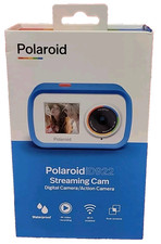 Polaroid iD922 Action Cam Record 4K Video 18MP Waterproof Digital Camera - Blue