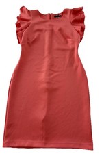 Tommy Hilfiger Women's Flutter-Sleeve Sheath Dress Size 12 Coral NWT Easter