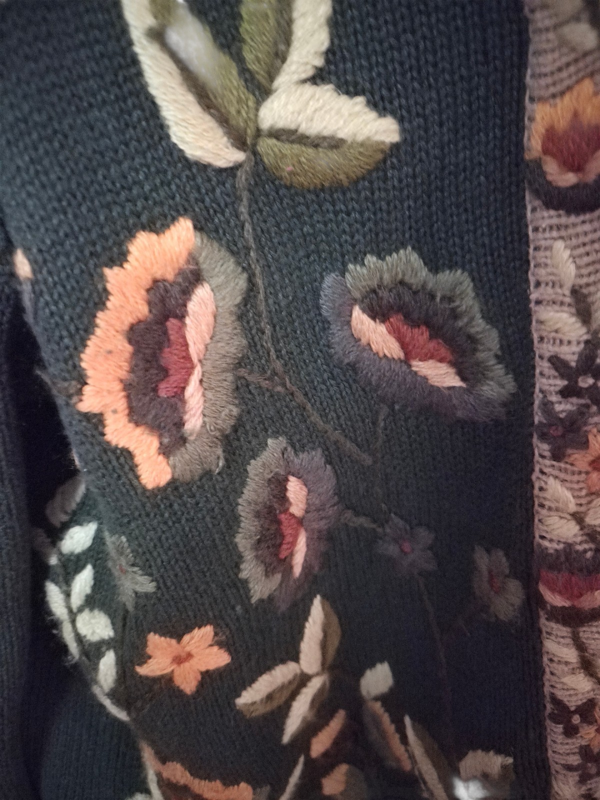All Points by Reference Point Embroidered Sweater… - image 3