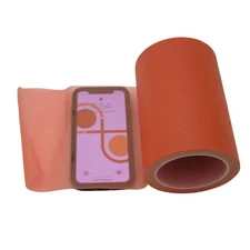 Patco Embossed Removable Protective Film Tape (3900R): 6 in. x 36 yds. (Tint Red