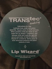 Trans Tec Lip Wizard for All Transmissions That Use Pistons and Rings New. 