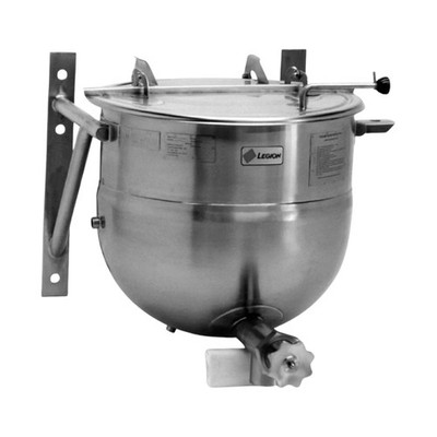 Legion LTWT-20 20 Gallon Wall Mount Stationary 2/3 Steam Jacketed Direct Stea...