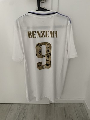 Trikot Adidas Real Madrid 2022-2023 Home - Benzema 9 I Sonderflock Ballon d'Or