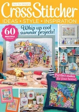 CROSS STITCHER MAGAZINE #425 AUGUST 2025 UK  WHIP UP COOL SUMMER PROJECTS! + KIT