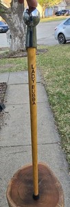 Lady Bubba Stik Brass Knob Cane Walking Stick 36"