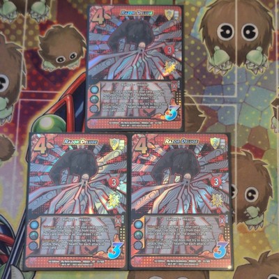 3 x 1st Edition My Hero Academia MHA04 UR 31/108 Razor Deluge Mint Ultra Foil