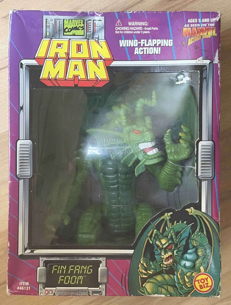 Marvel Comics Fin Fang Foom Wing Flapping Iron Man Dragons Toy Biz