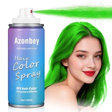 Temporary Green Hair Color Spray Washable Halloween Party Cosplay Unisex