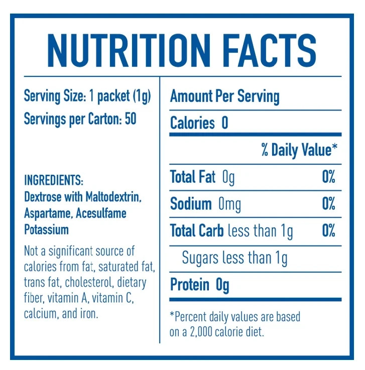 Equal Zero Calorie Sweetener (1,000 ct.) FREE SHIPPING