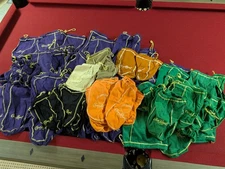 Large Lot Of Crown Royal Bags Mixed Colors And Sizes , Over 100
