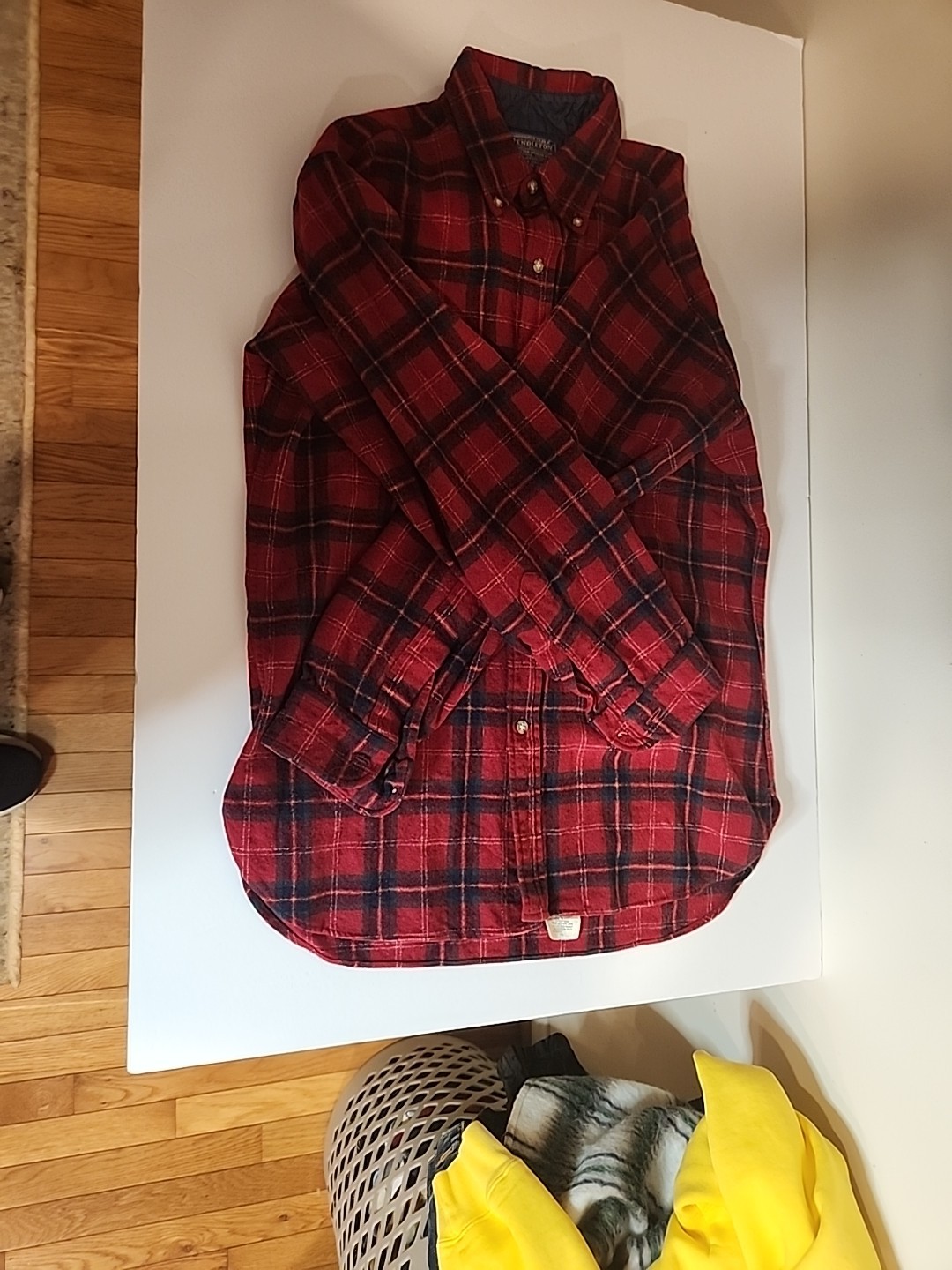 Vintage Pendleton Wool Button Down  Shirt Red Siz… - image 7