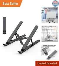 Lightweight Adjustable Laptop Stand with Anti-Slip Features - Versatile Use