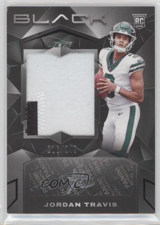 2024 Panini Black /249 Jordan Travis #223 RPA Rookie Patch Auto RC