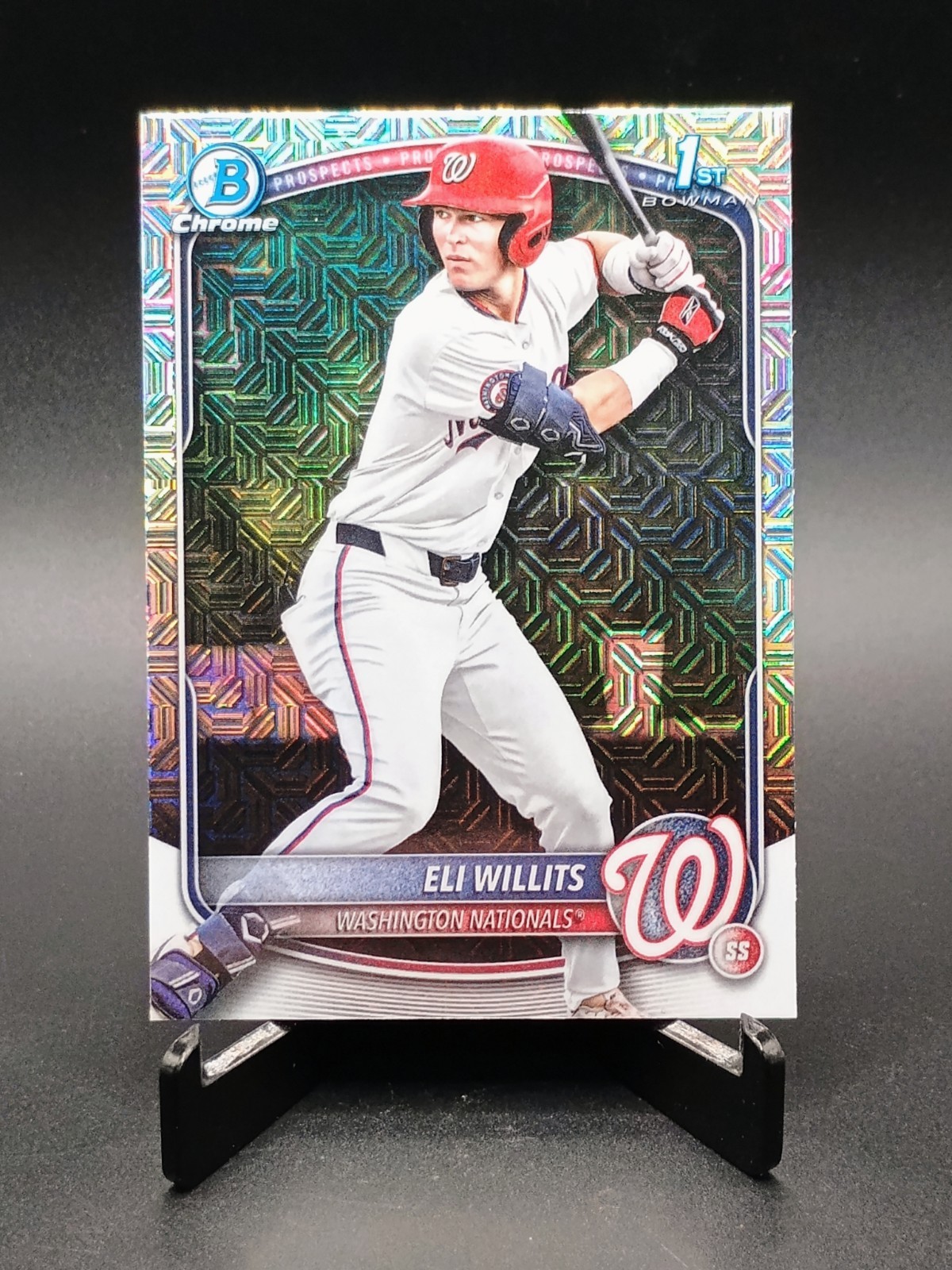2025 Bowman Draft - Chrome Eli Willits #BDC-1 Mojo Refractor (RC)