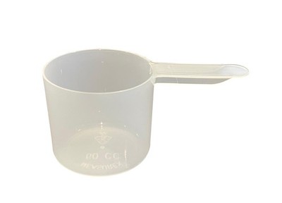 1/3 Cup (80 mL | 2.7 Oz.) Short Handle Plastic Measuring Scoop for Coffee, Pr...