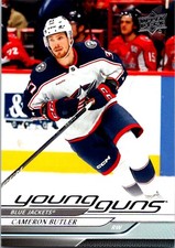2024-25 UD YOUNG GUNS CAMERON BUTLER ROOKIE COLUMBUS BLUE JACKETS #455
