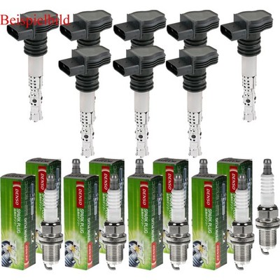 8x KAMOKA Zündspule + DENSO Zündkerze für Alpina B7 E65 4.4