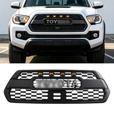 Front Grille Fits For 2016-2023 Tacoma Sr Sr5 Mesh Grill Black W4 Led Letters