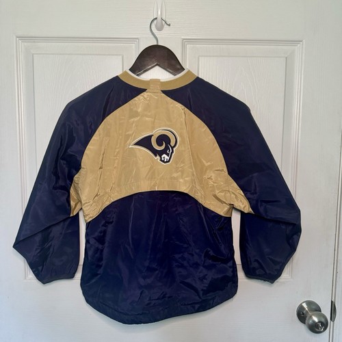 Youth Rams St. Louis NFL Football Pullover Reebok On Field Size S (8) - Picture 2 of 20
