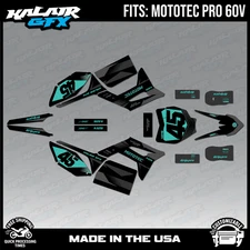 Graphics Kit for MotoTec Pro 60v (All Years) Division Series - TEAL