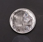 Hand‑Cut Buffalo Nickel – Flowing Hair Style -Engraved Coin Carving -Hobo Nickel