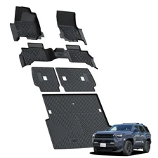 Floor Mats & Cargo Mat for Toyota 4Runner 2025 2026 Hybrid All Weather Liners