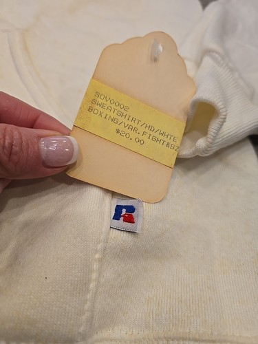 Sudadera con capucha vintage 1987 Mike Tyson vs Biggs TRUMP boxeo etiquetas Deadstock - Imagen 5 de 10